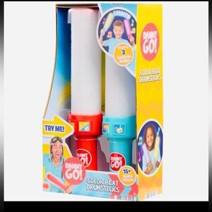 Danny Go! Color Beat Drumsticks Drum Music Light Up Musical Toy Glow Sticks NIB